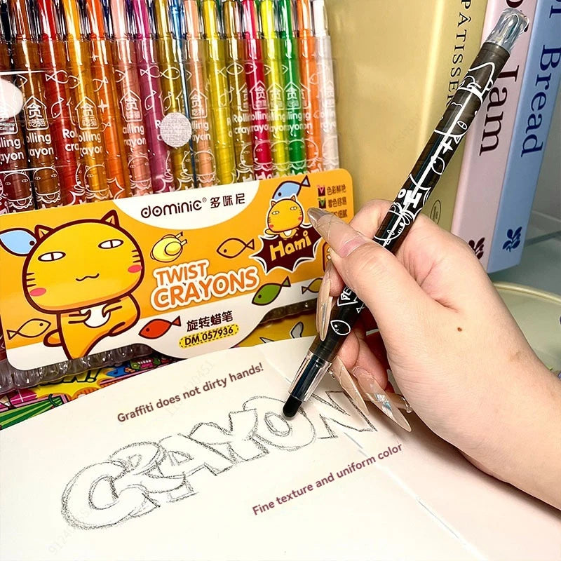 Kids Crayons 12-36 Count – Non-Toxic Coloring Set for Toddlers Divina Constitutio