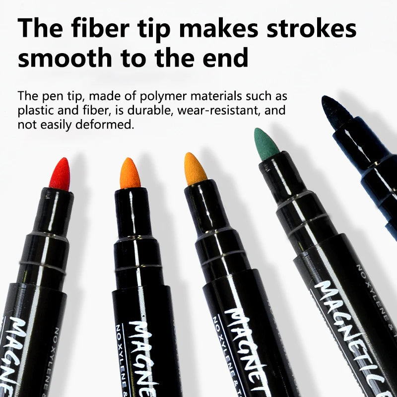 12-Color Dry Erase Marker Set – Magnetic Whiteboard Pens with Eraser Cap Kairos & Co.
