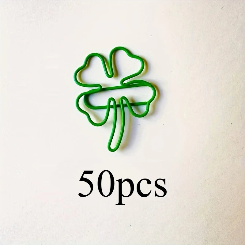 Four-Leaf Clover Paper Clips – Lucky Decorative Document Clips Kairos & Co.
