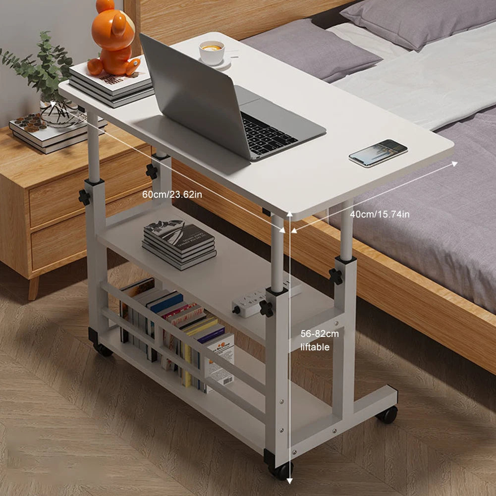 Adjustable Height Mobile Office Desk with Wheels Kairos & Co.