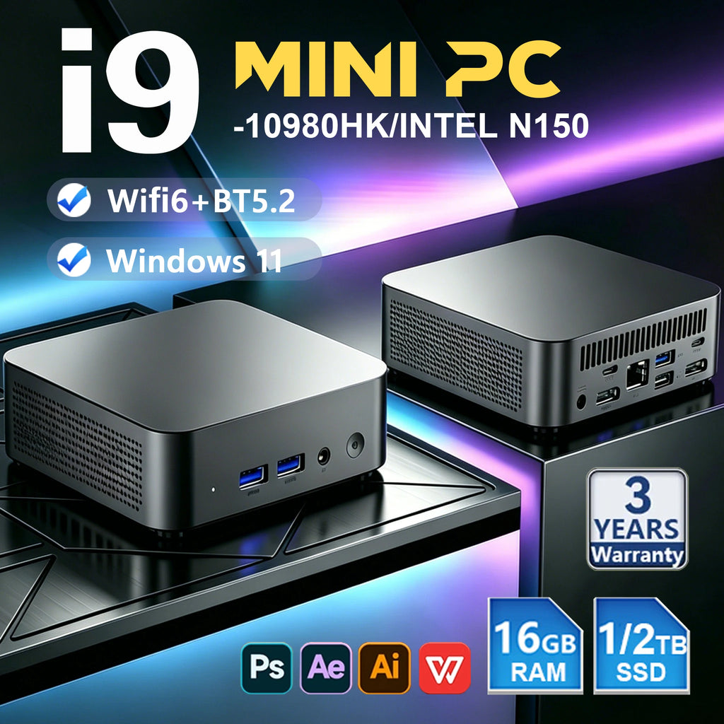 Mini Desktop PC – Windows 11, WiFi 6, Multiple CPU/RAM Options Divina Constitutio