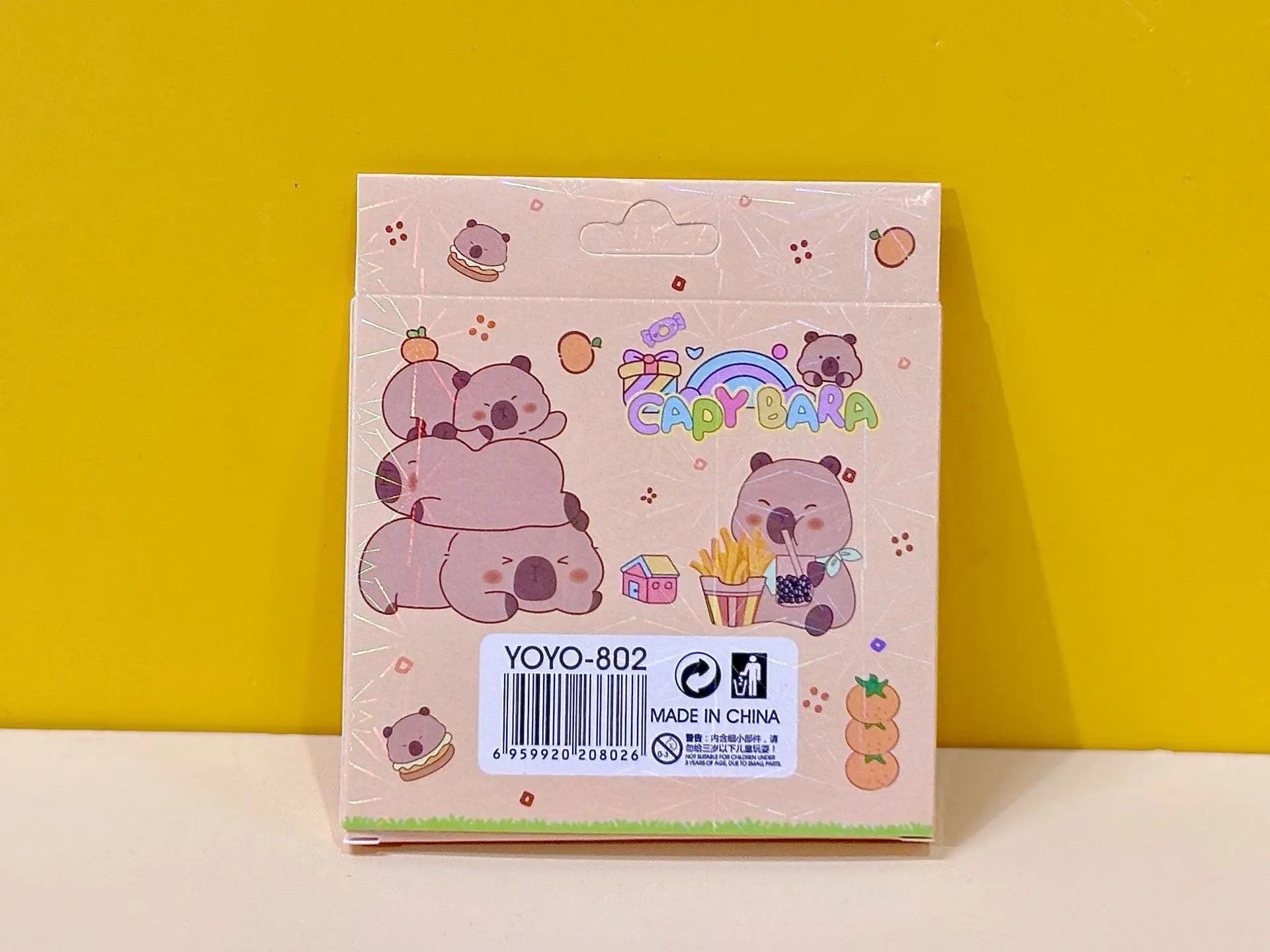 Cute Capybara Crayons – 12 or 36 Colors, Kids Party & Birthday Gift Divina Constitutio