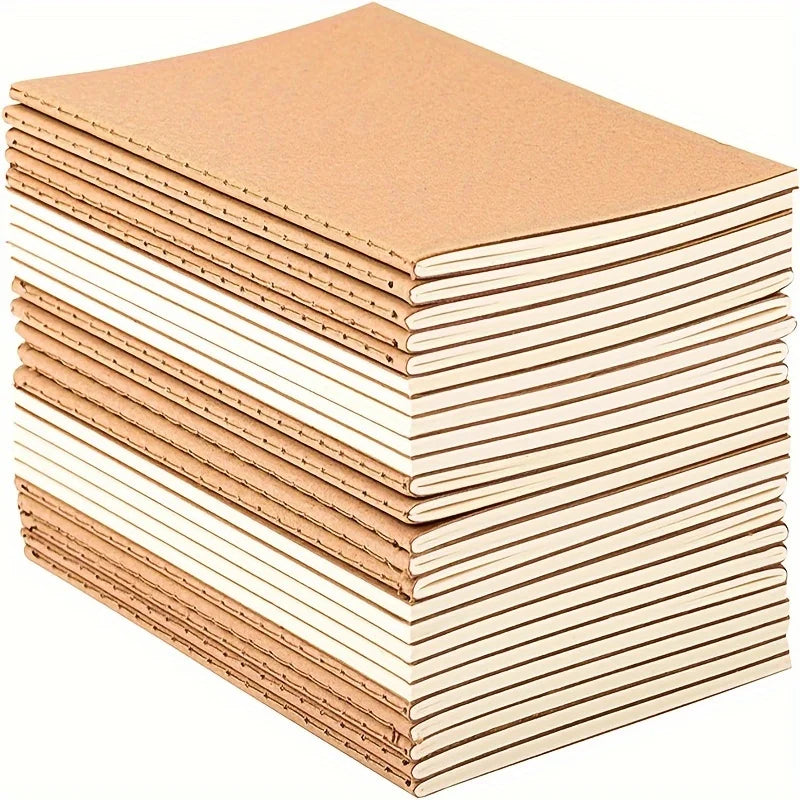Mini Pocket Notebook (5/10/20pcs) – Blank Unlined Journal, 5.12x3.54" Divina Constitutio