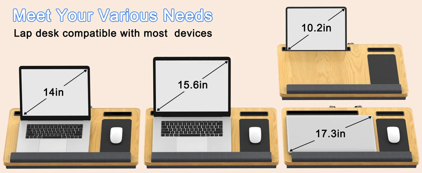 Multi-Function Laptop Table – Tablet/Phone Holder, Portable Handle, Home & Car Use Divina Constitutio
