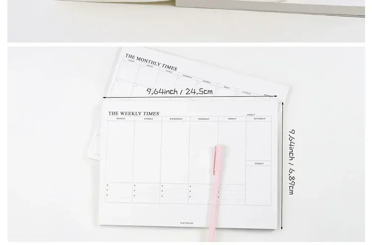 Weekly/Monthly Planner Notebook – Undated Study & Office Agenda Divina Constitutio