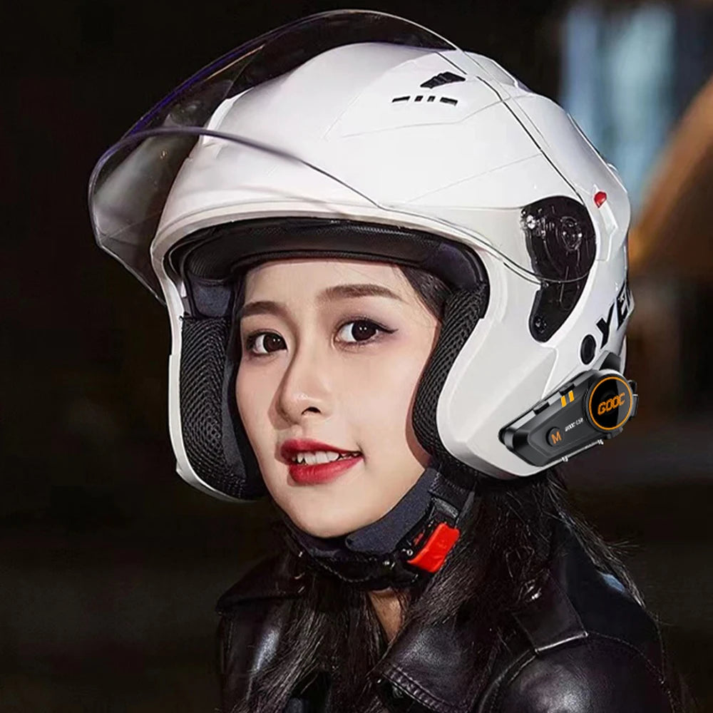 Bluetooth 5.3 Helmet Headset Wireless Hands-free Call Phone Kit Motorcycle Waterproof Earphone MP3 Music Player Speaker for Moto Kairos & Co.