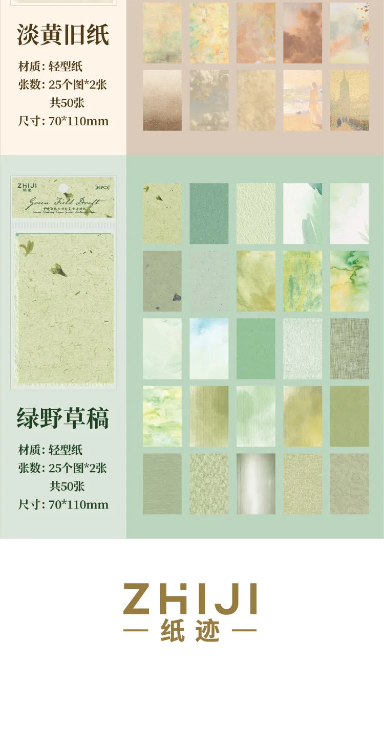 Cleaned-up Title:
Dreamland Memo Pad – 50pcs Decorative Paper for Journaling & Scrapbooking Divina Constitutio