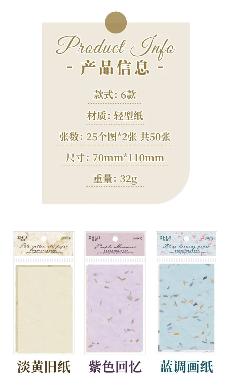 Cleaned-up Title:
Dreamland Memo Pad – 50pcs Decorative Paper for Journaling & Scrapbooking Divina Constitutio