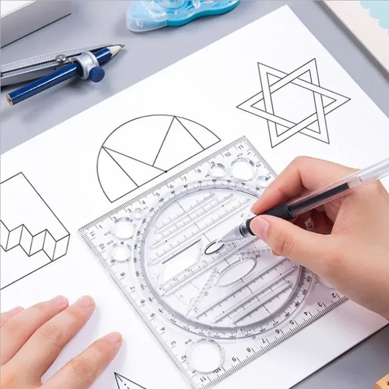 Kawaii Rotary Ruler – All-in-One Drawing & Measuring Tool Divina Constitutio
