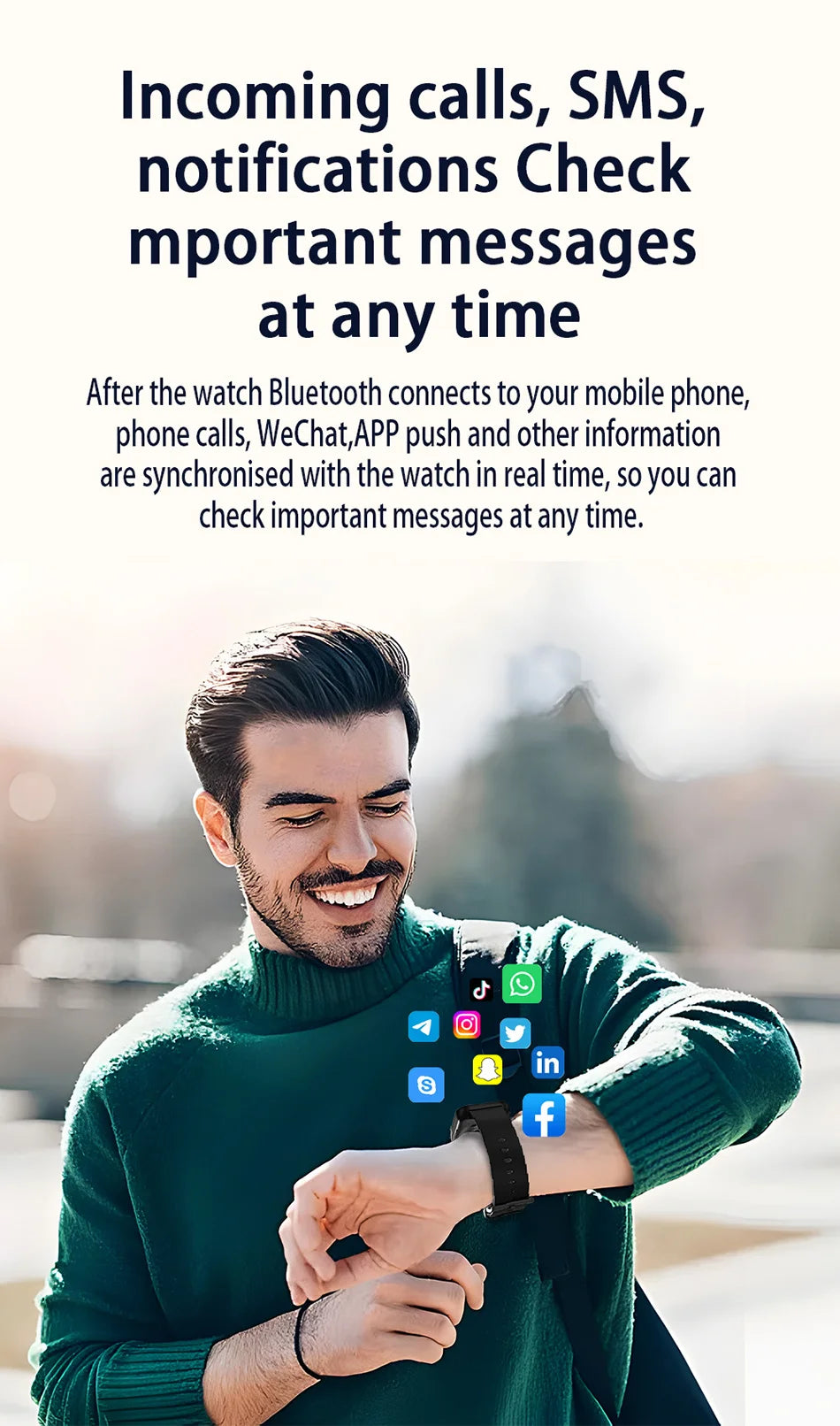 Smart Watch with Camera & Fitness Tracking – Bluetooth Calling Divina Constitutio