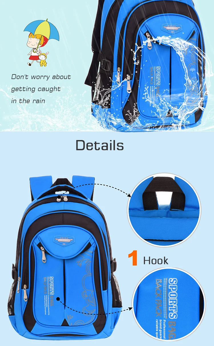 School Backpack for Boys – Durable Bookbag for Kids & Teens Divina Constitutio