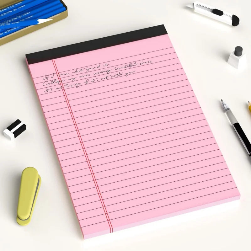 University Grid Notebook – 12.7x20.32cm Tearable Legal Notepad Divina Constitutio