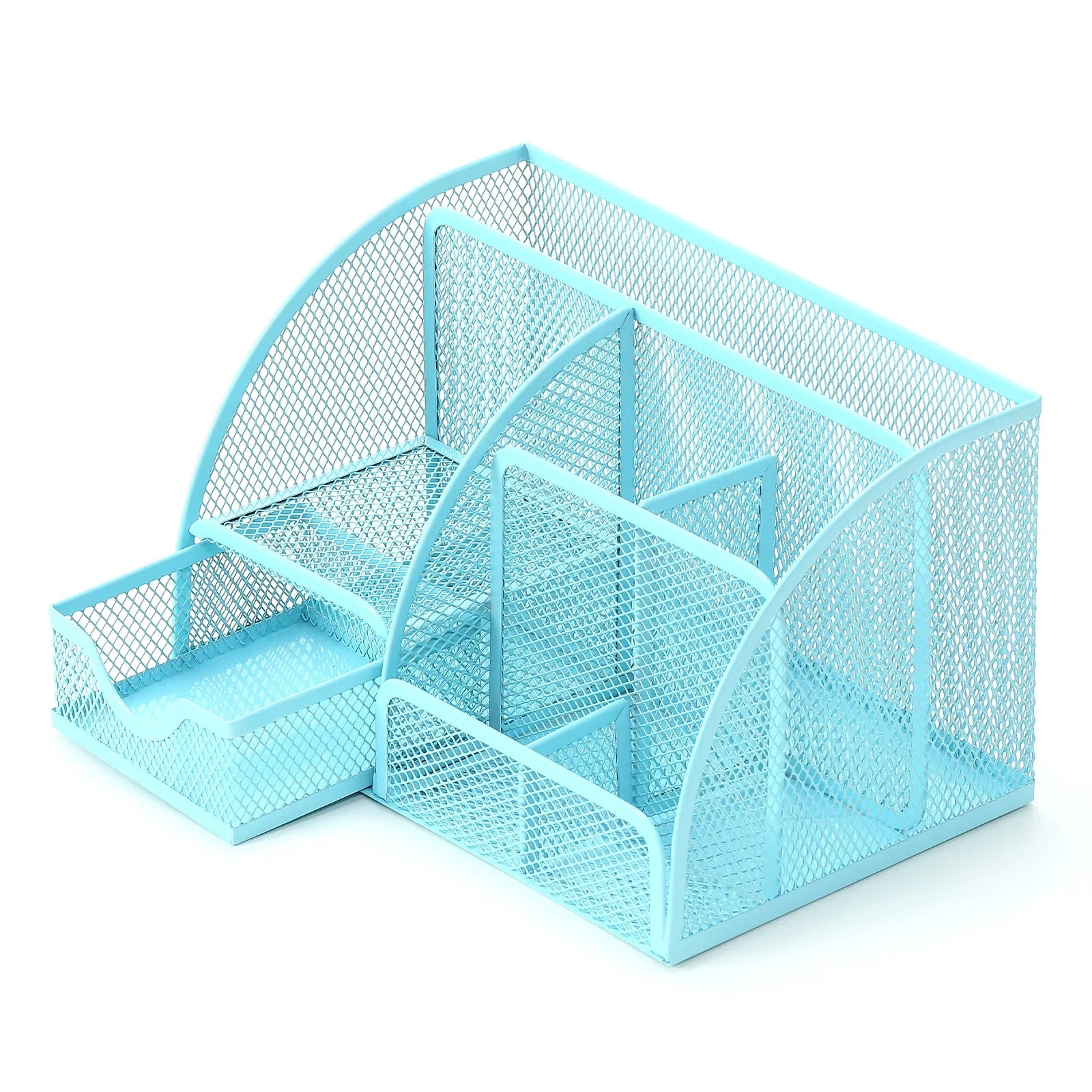 Large Capacity Metal Pen Holder & Desktop Storage Organizer Kairos & Co.