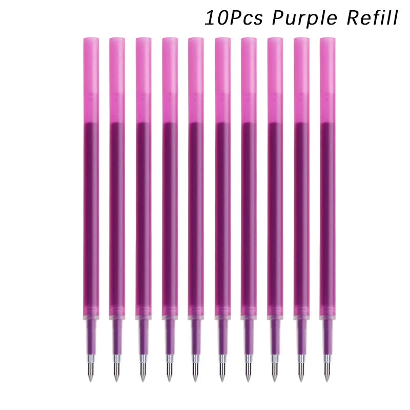 Erasable Gel Pen Set – 6-Color Kawaii Stationery, 0.5mm Divina Constitutio