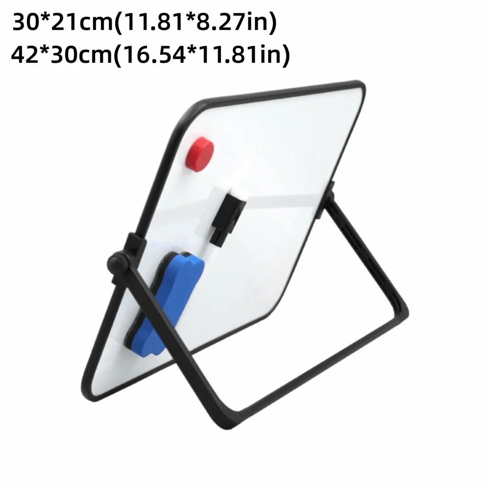 Double-Sided Desktop Whiteboard with Stand – Portable Magnetic Dry Erase Board Kairos & Co.