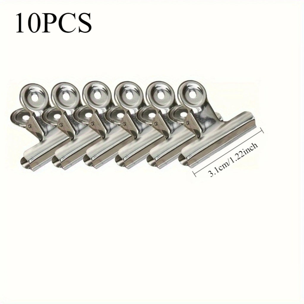 10-Piece Round Metal Paper Clips – 31mm / 38mm / 50mm Kairos & Co.