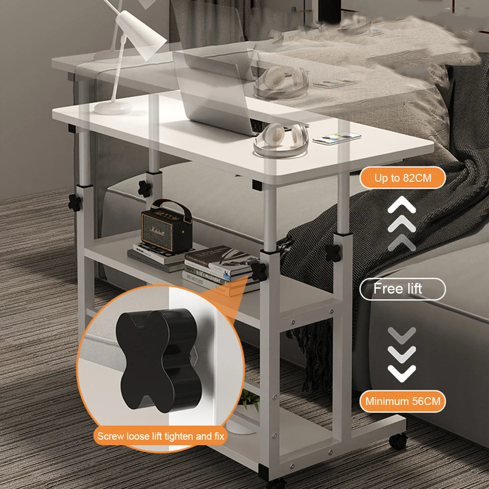 Adjustable Height Mobile Office Desk with Wheels Kairos & Co.