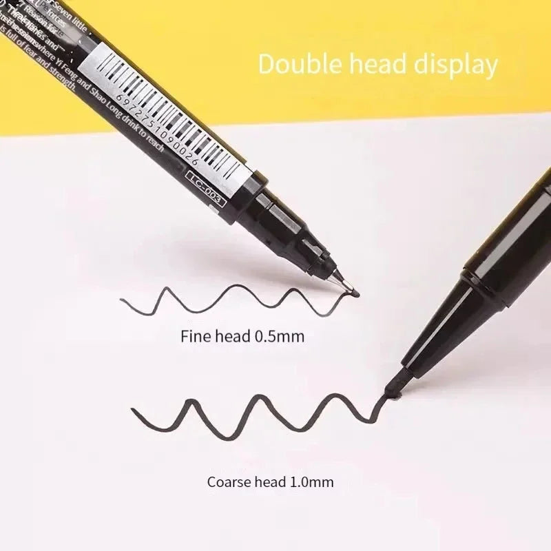 Double-Tip Permanent Marker Pens – Paint Marker for Wood, Metal, Glass & More Divina Constitutio