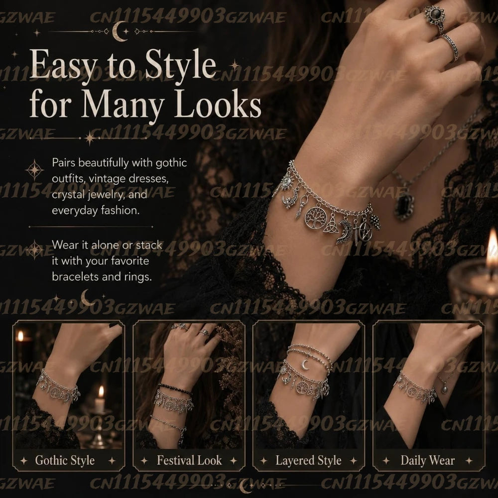 MoonMyst™ Charm Bracelet 🌙✨ — Celestial Magic on Your Wrist Shop1105677467 Store