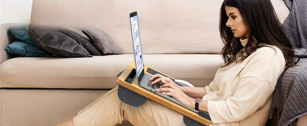 Multi-Function Laptop Table – Tablet/Phone Holder, Portable Handle, Home & Car Use Divina Constitutio