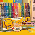 Kids Crayons 12-36 Count – Non-Toxic Coloring Set for Toddlers Divina Constitutio