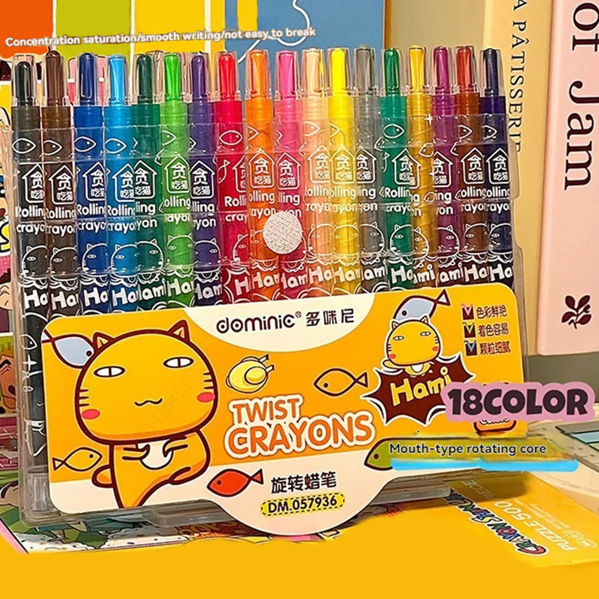 Kids Crayons 12-36 Count – Non-Toxic Coloring Set for Toddlers Divina Constitutio